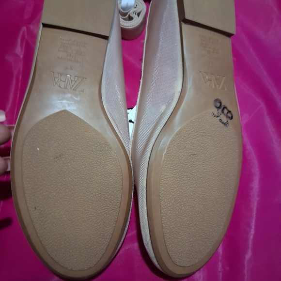 Zara Beige Ballet Flats - Picture 6 of 6
